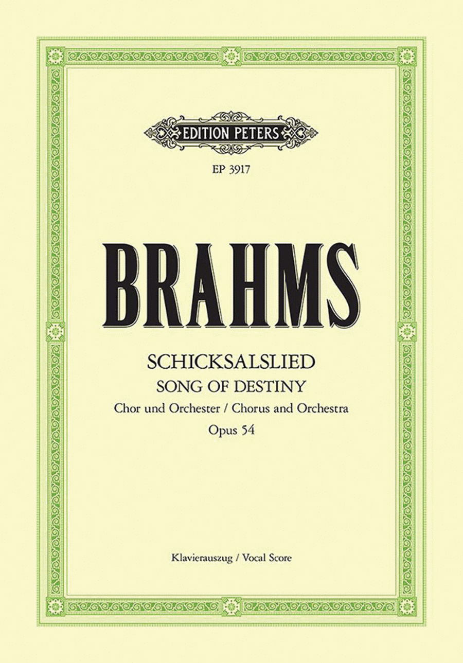 Song Of Destiny Song Of Destiny 4-Part scores gallery preview page 1