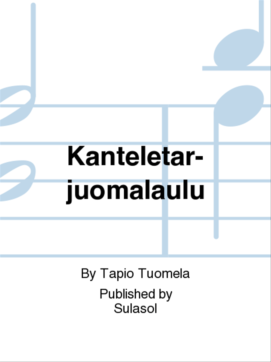 Kanteletar-juomalaulu Men's Choir scores gallery preview page 1
