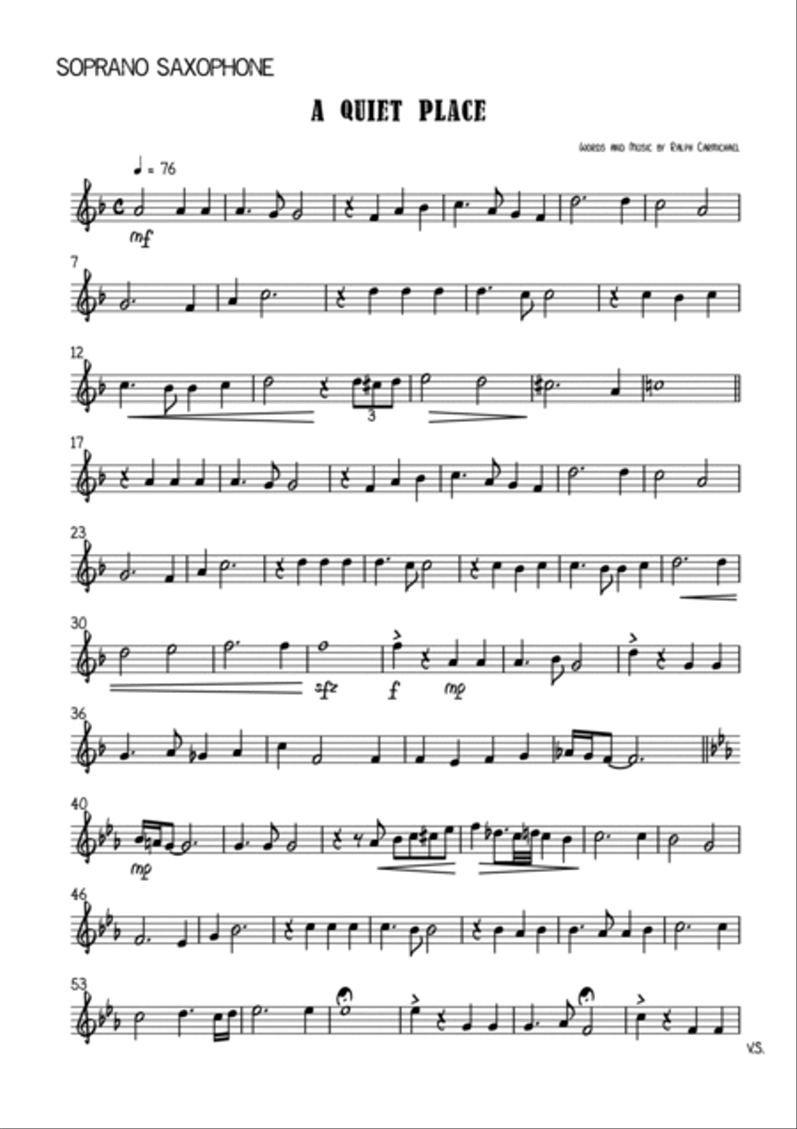 A Quiet Place A Quiet Place Woodwind Quartet scores gallery preview page 3