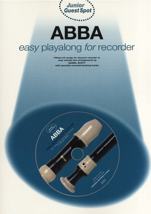 Junior Guest Spot Abba Recorder Book/CD