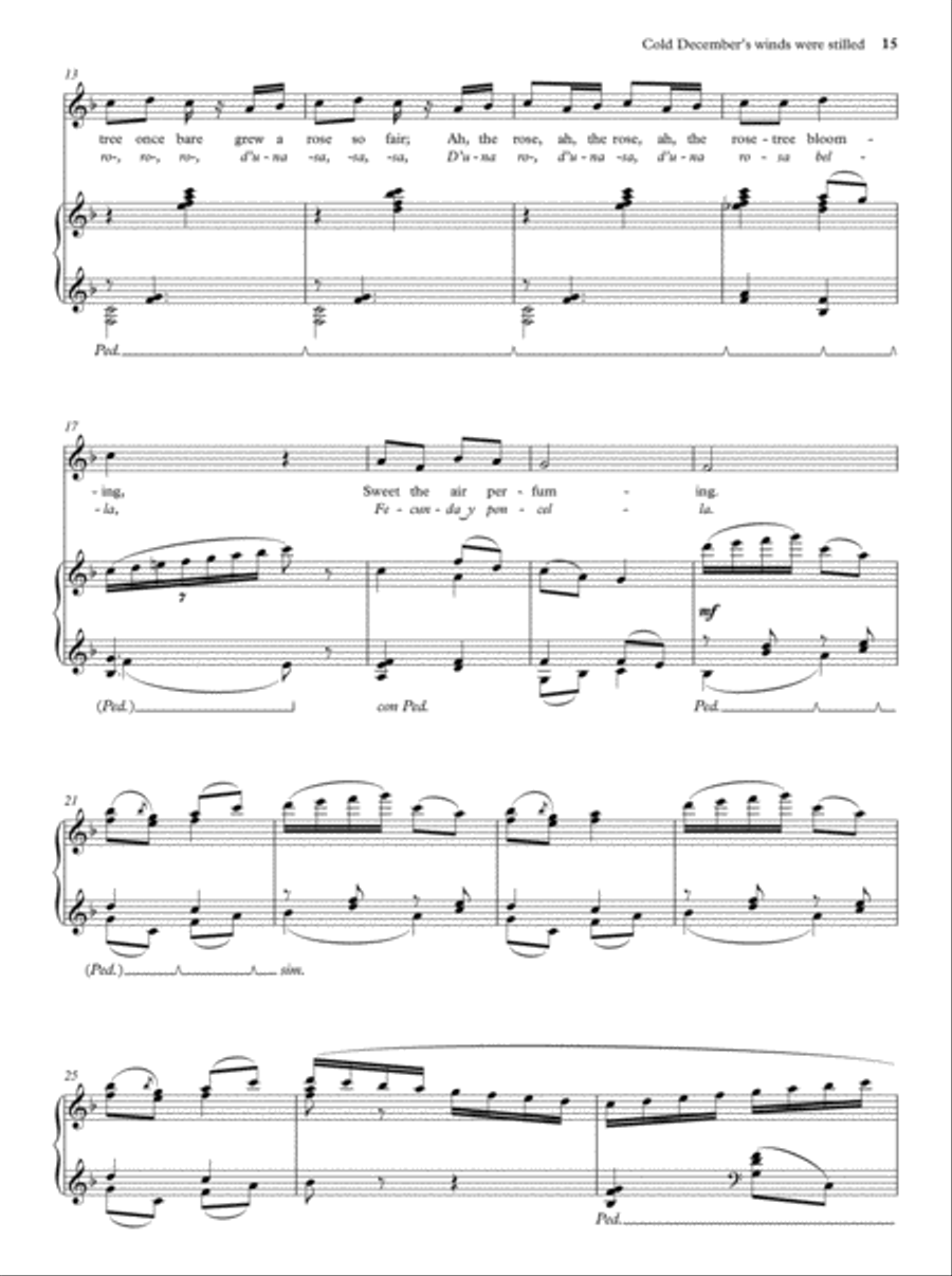 Carol Songbook: High voice High Voice scores gallery preview page 3