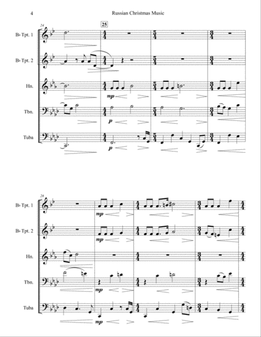 Carol of the Russian Children (from Russian Christmas Music) image number null