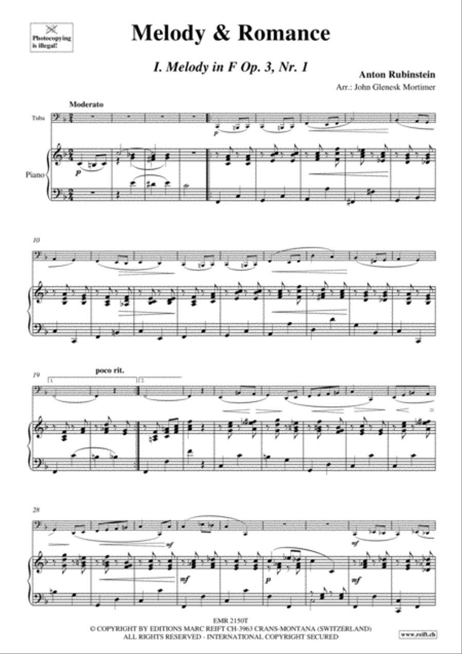 Melody & Romance Tuba scores gallery preview page 4