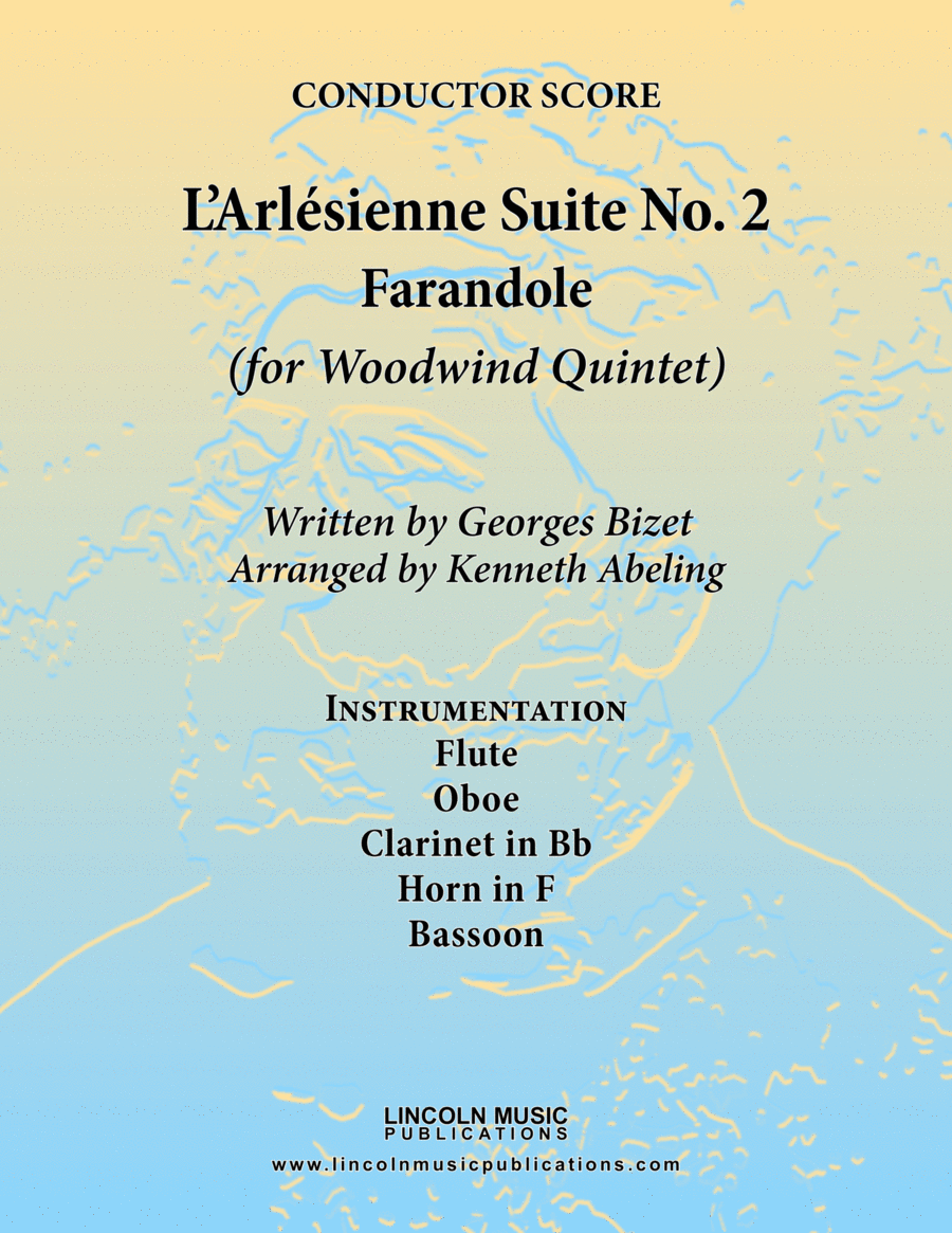 Bizet - Farandole from L'Arlesienne Suite No. II (for Woodwind Quintet) Woodwind Quintet scores gallery preview page 1