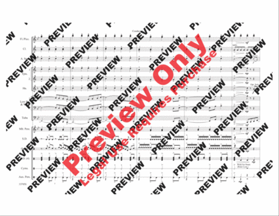 Don't Stop Believin' Marching Band scores gallery preview page 3