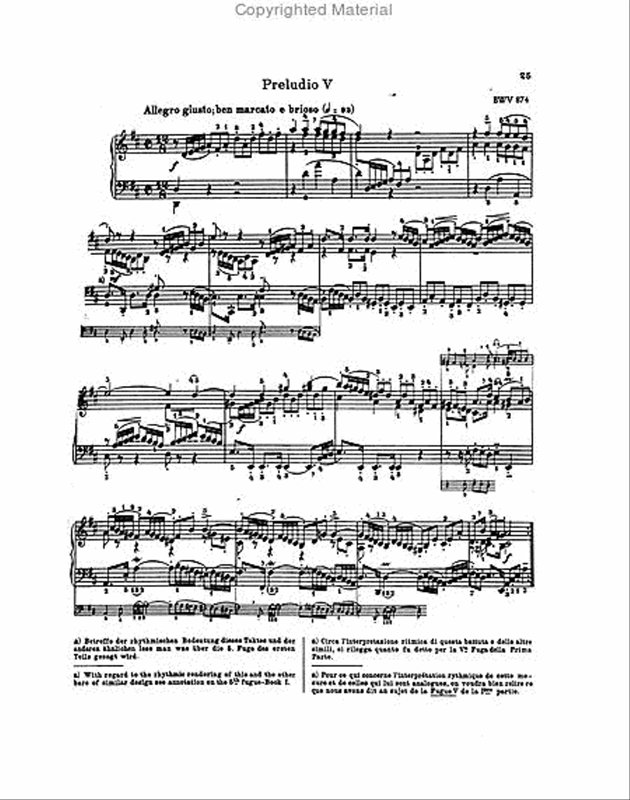 The Well-tempered Clavier Piano Solo scores gallery preview page 4