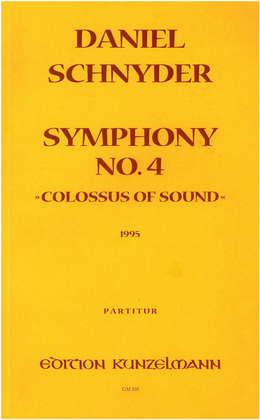 Book cover for Symphony no. 4 'Colossus of Sound'