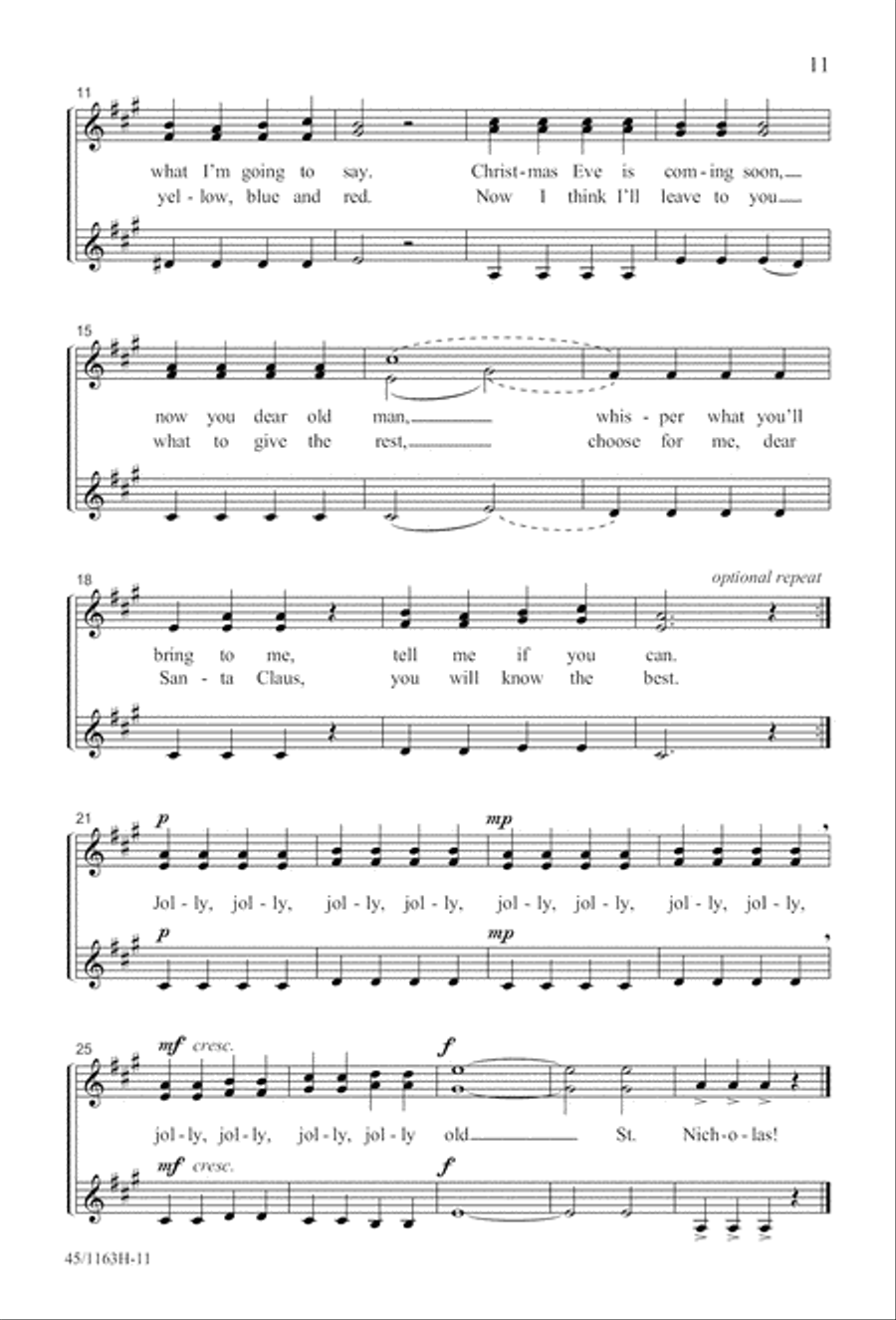 A-Caroling We Go! A-Caroling We Go! SSA scores gallery preview page 11