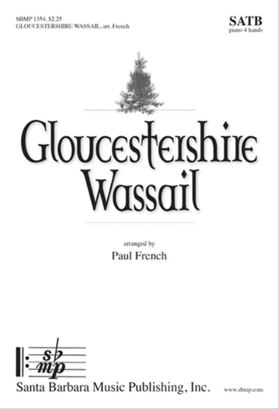 Gloucestershire Wassail - SATB Octavo 4-Part scores gallery preview page 1