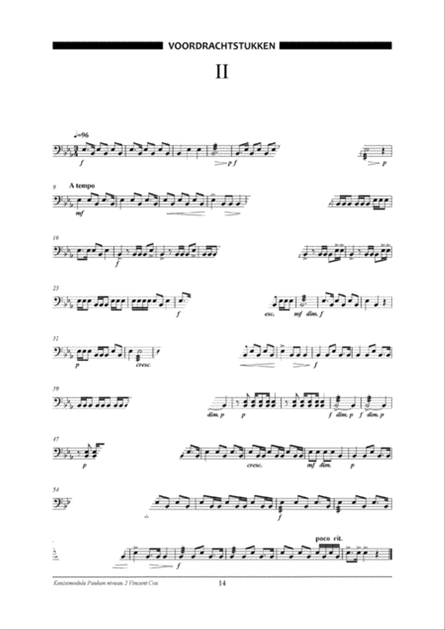 Percussion Modular: Pauken 2 Percussion scores gallery preview page 15