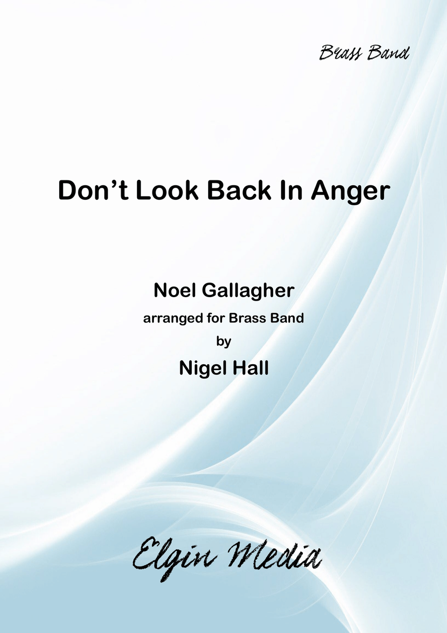 Don't Look Back In Anger Brass Band scores gallery preview page 1