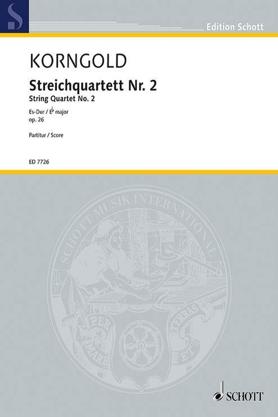 String Quartet No. 2, Op. 26 String Quartet scores gallery preview page 1