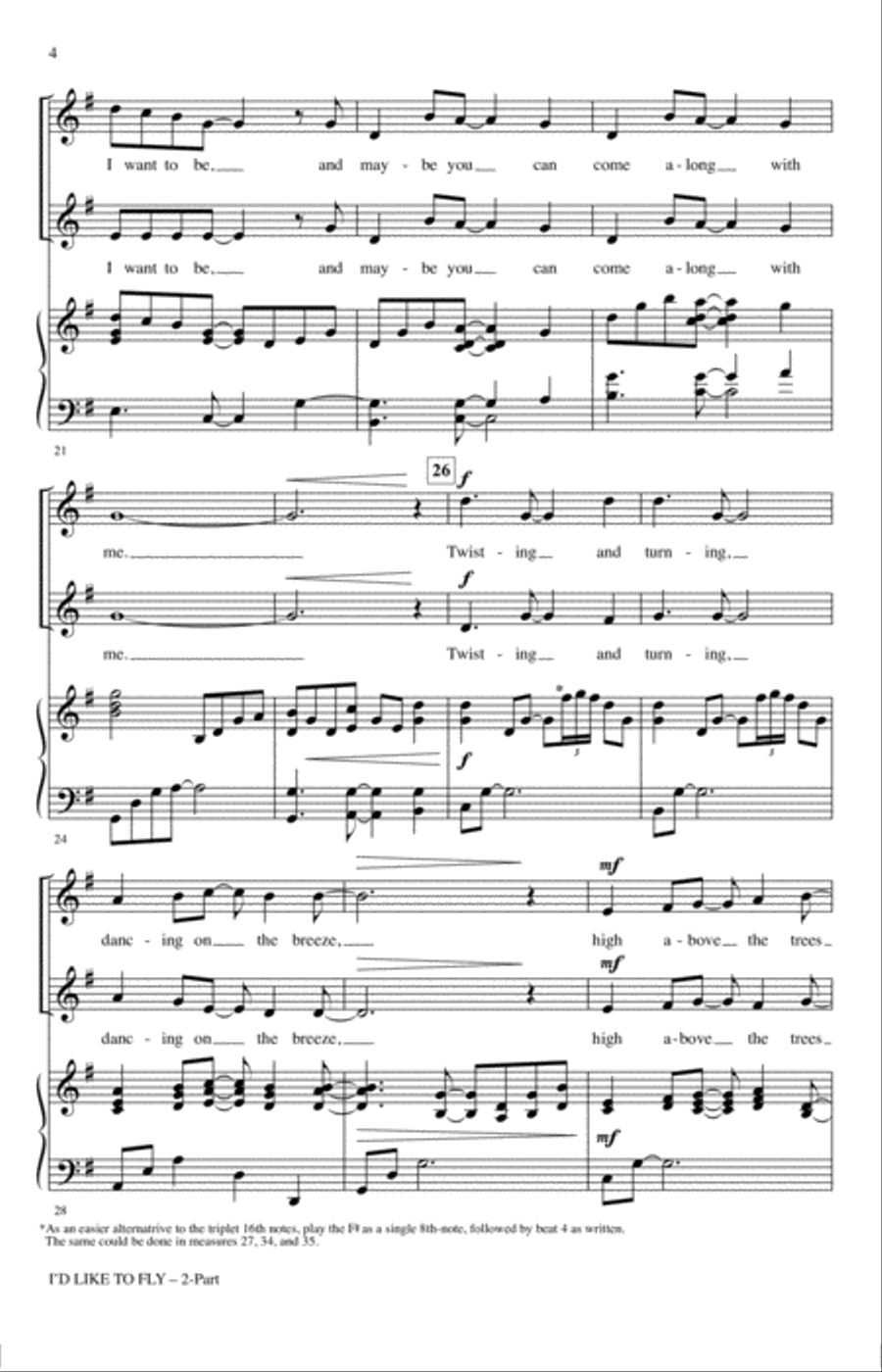 I'd Like To Fly I'd Like To Fly 2-Part scores gallery preview page 3