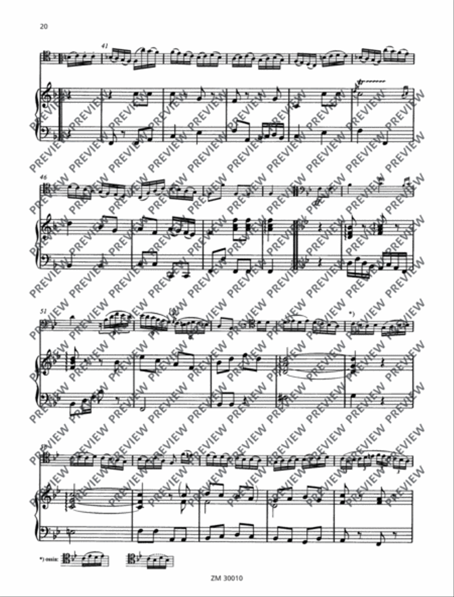 6 Sonatas Bassoon scores gallery preview page 21