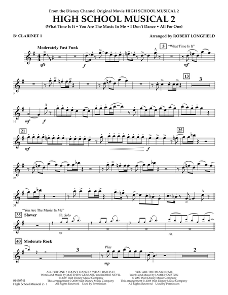 High School Musical 2 - Bb Clarinet 1