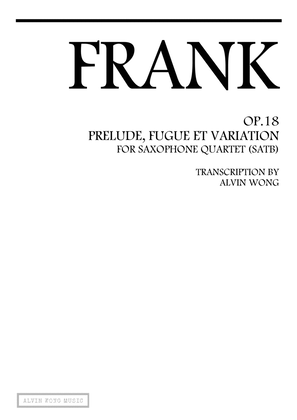 Prelude, Fugue, Variation - Saxophone Quartet