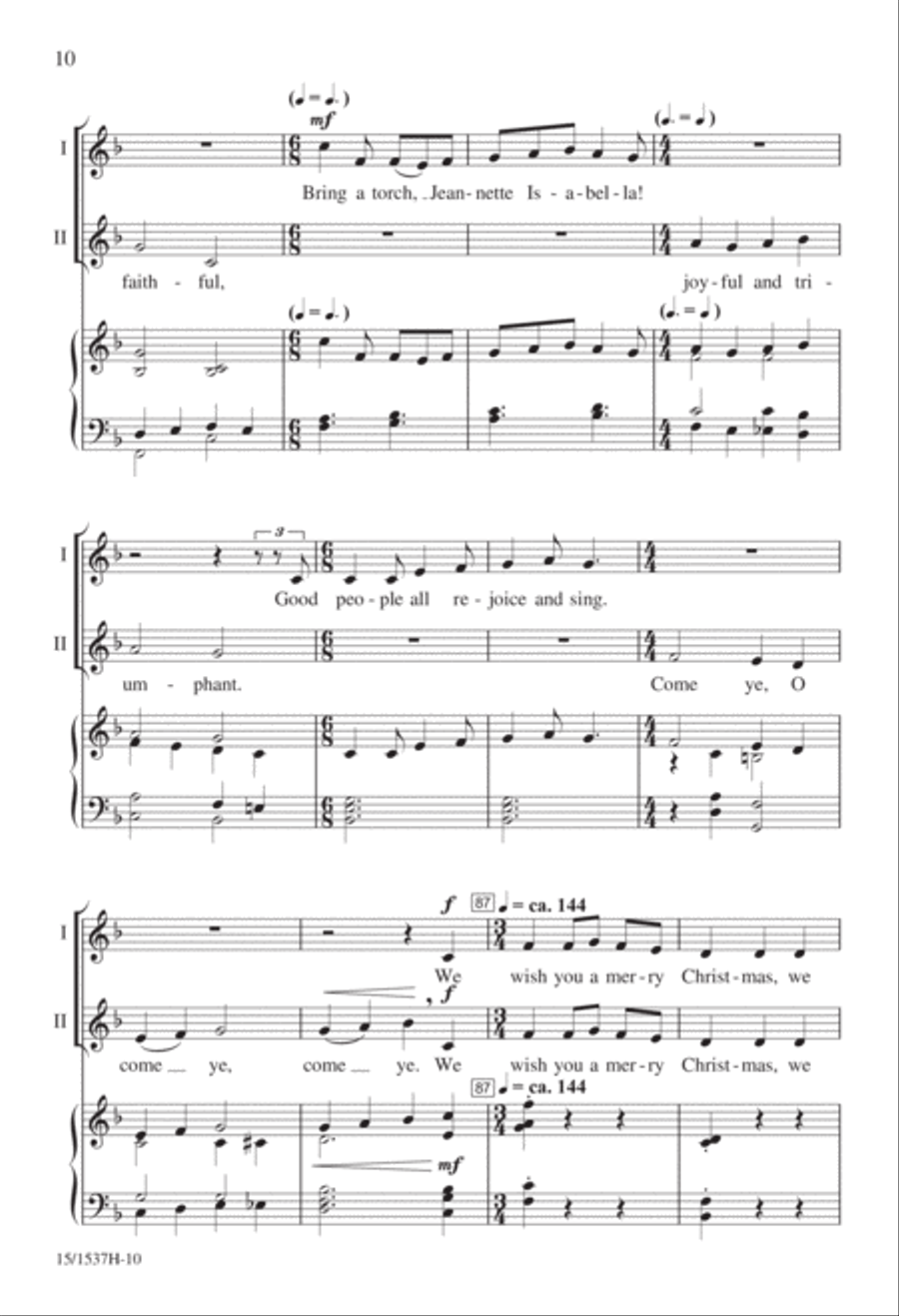 Christmas...In About Three Minutes 2-Part scores gallery preview page 11