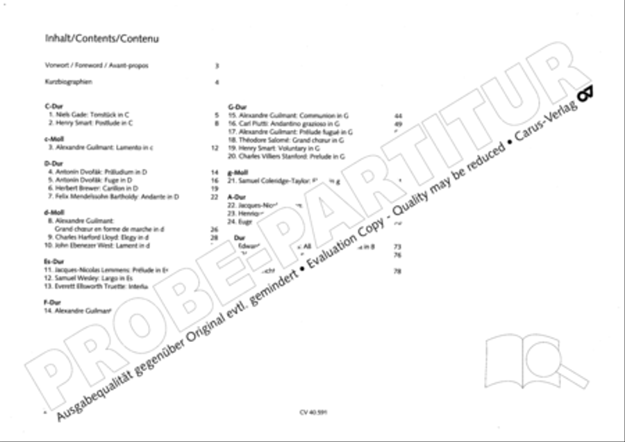 Free Organ Music from the Romantic Period, Vol. III (Freie Orgelmusik der Romantik, Band III) Organ scores gallery preview page 3