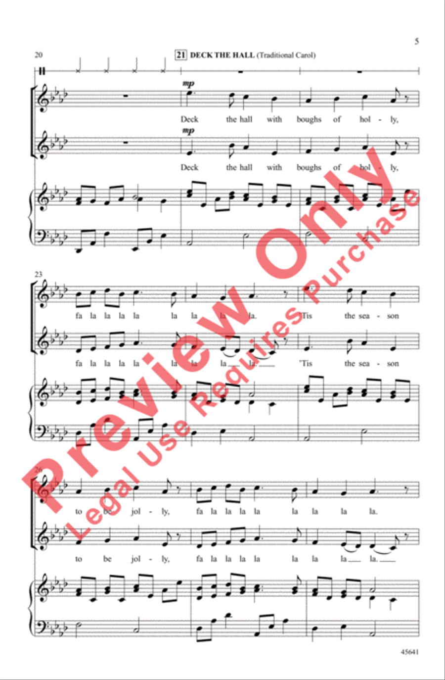 Christmas Canon 2-Part scores gallery preview page 5
