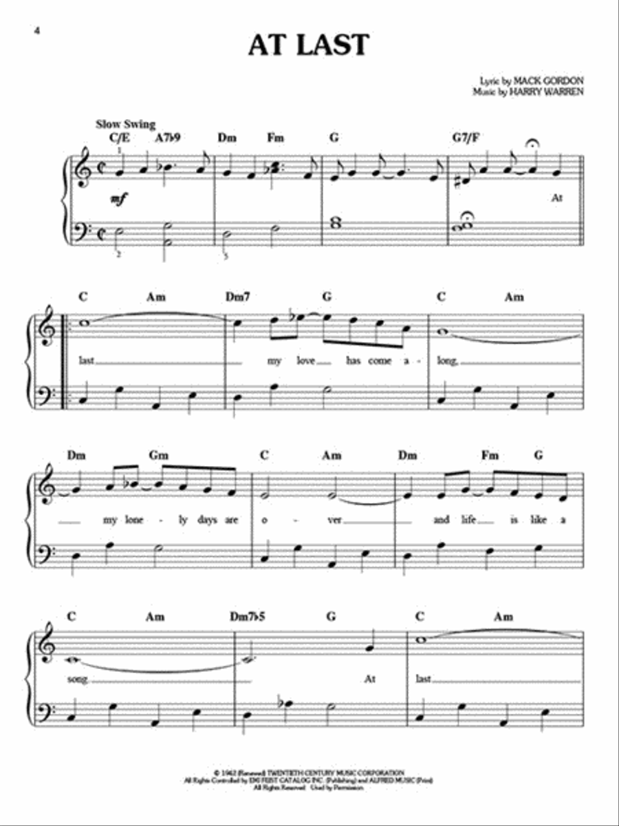 First 50 R&B Songs You Should Play on Piano Easy Piano scores gallery preview page 4