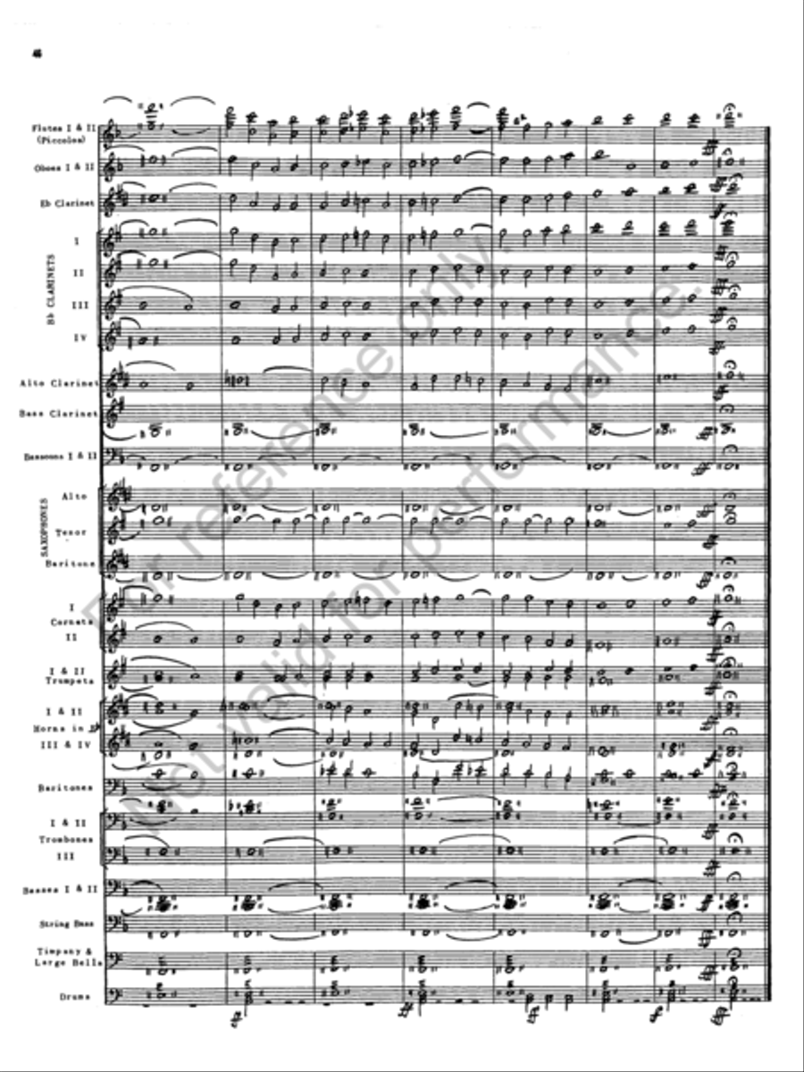 The Golden Legend Concert Band scores gallery preview page 43