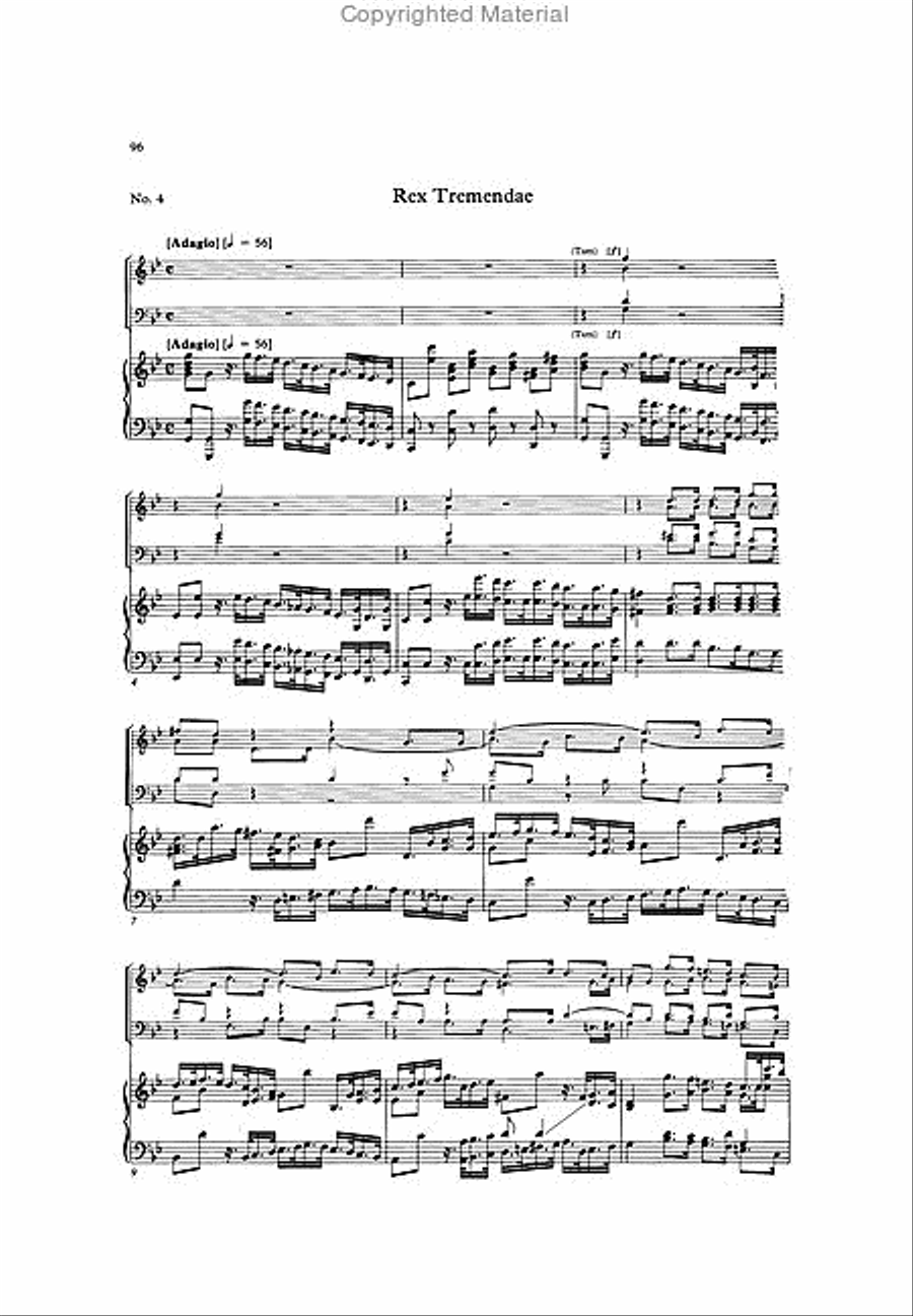 Requiem K.626 Requiem K.626 4-Part scores gallery preview page 4