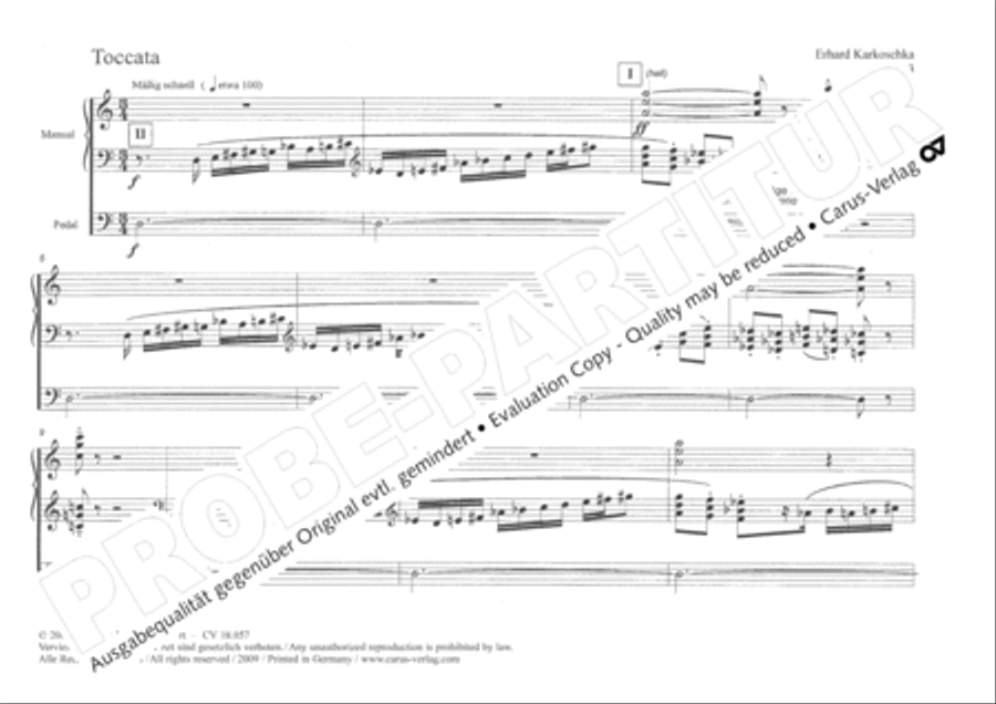 Toccata and Fugue Organ scores gallery preview page 3