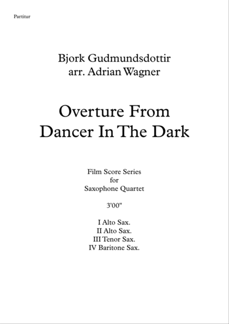 Overture Saxophone Quartet scores gallery preview page 2