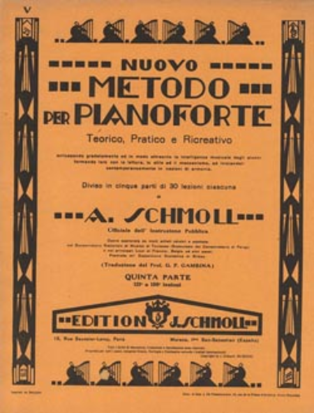 Metodo per pianoforte - Volume 5 (en italien)