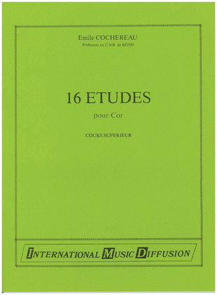 Book cover for 16 Etudes (Course Supplement)