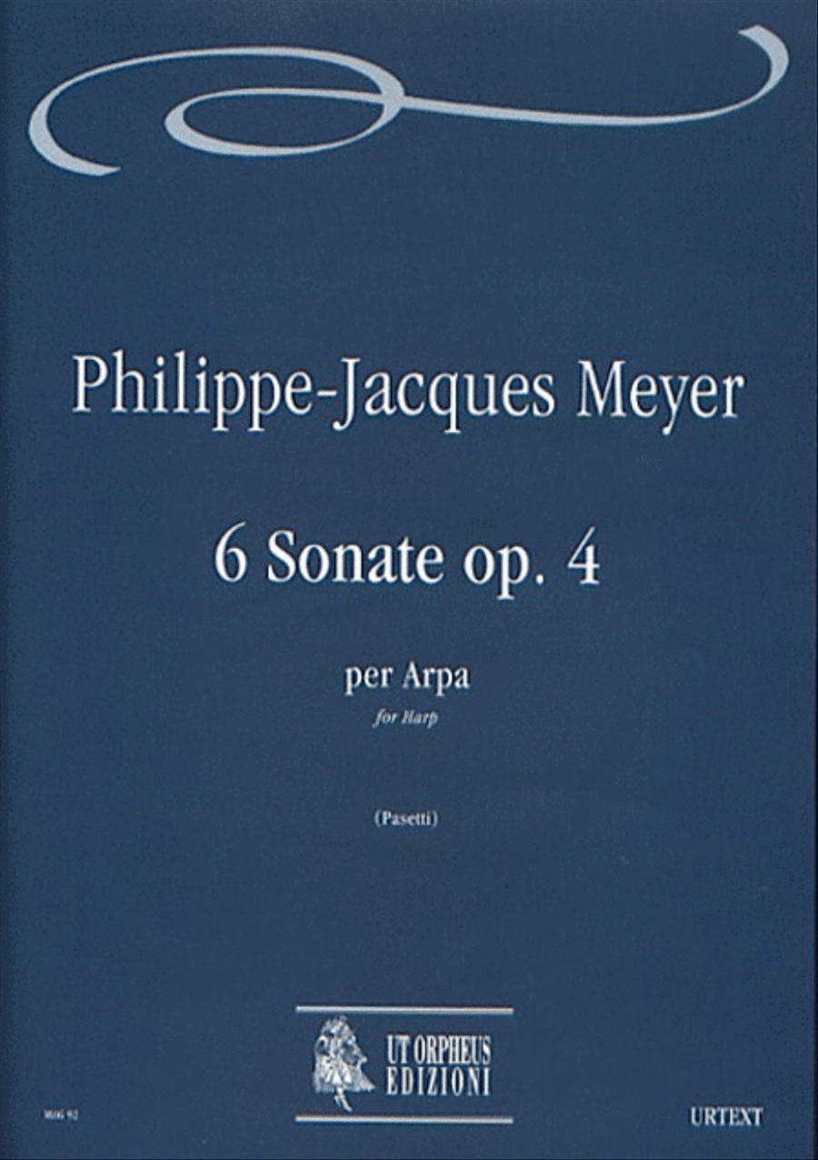 6 Sonatas Op. 4 for Harp Harp scores gallery preview page 1
