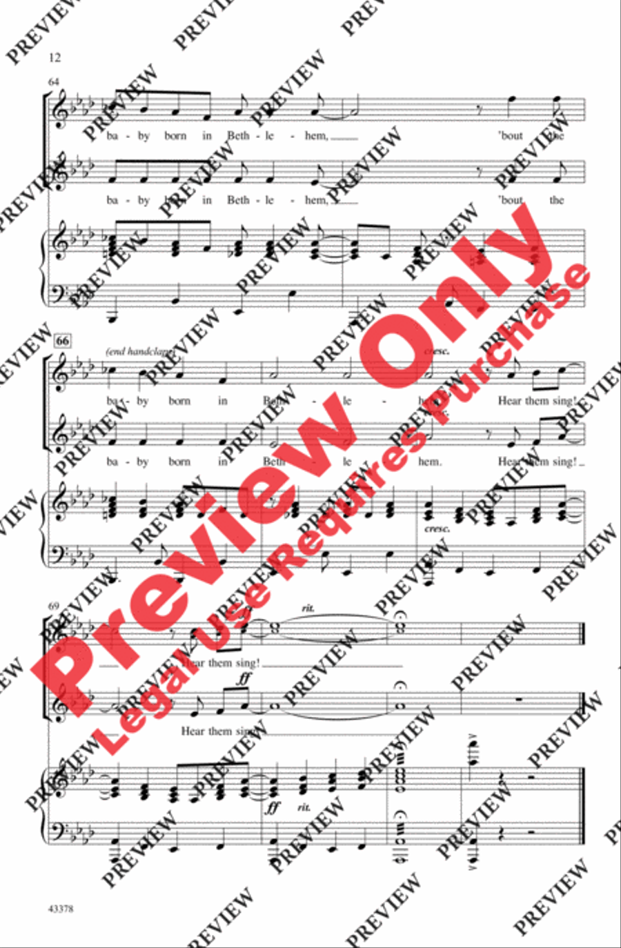 Can You Hear the Angels? Can You Hear the Angels? 2-Part scores gallery preview page 12