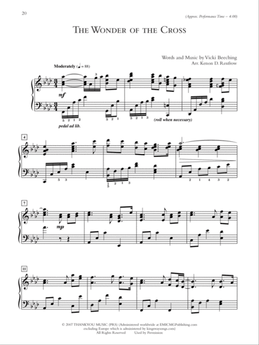 Exalted Piano Solo scores gallery preview page 2
