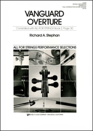 Book cover for Vanguard Overture - Score