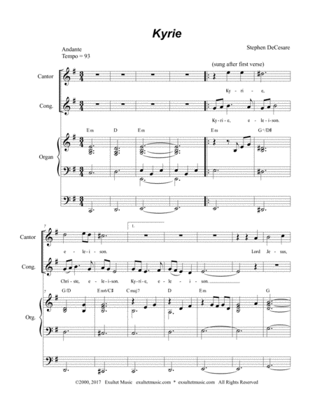 Mass of Our Lady of Mercy (Vocal Score) image number null