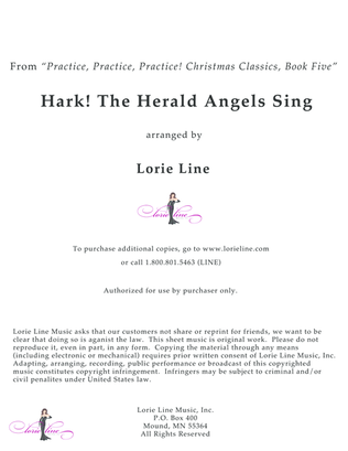 Book cover for Hark! The Herald Angels Sing - EASY!