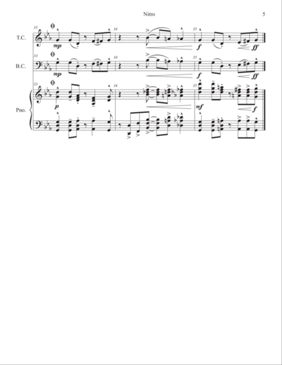 Nitro - Flex Solo for All Instruments Small Ensemble scores gallery preview page 5