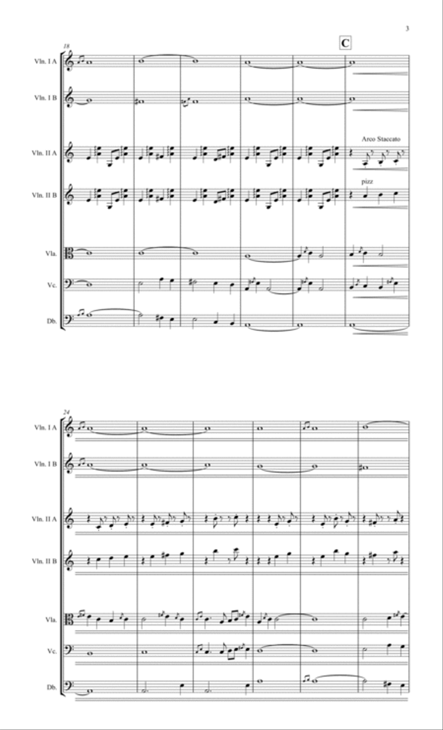 AVANT LA NEIGE AVANT LA NEIGE String Orchestra scores gallery preview page 3