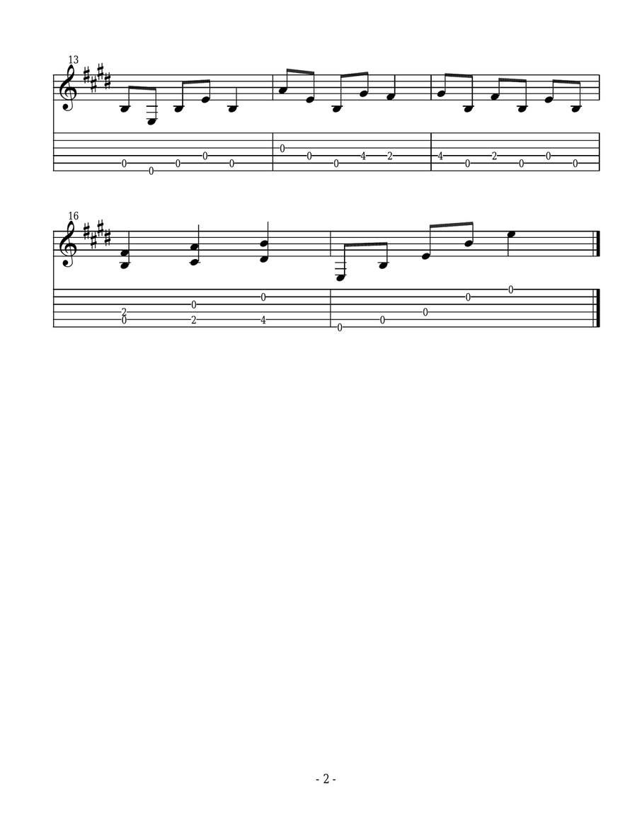 Easy Cut-Capo Finger-Style Christmas (TAB) Guitar Tablature scores gallery preview page 3