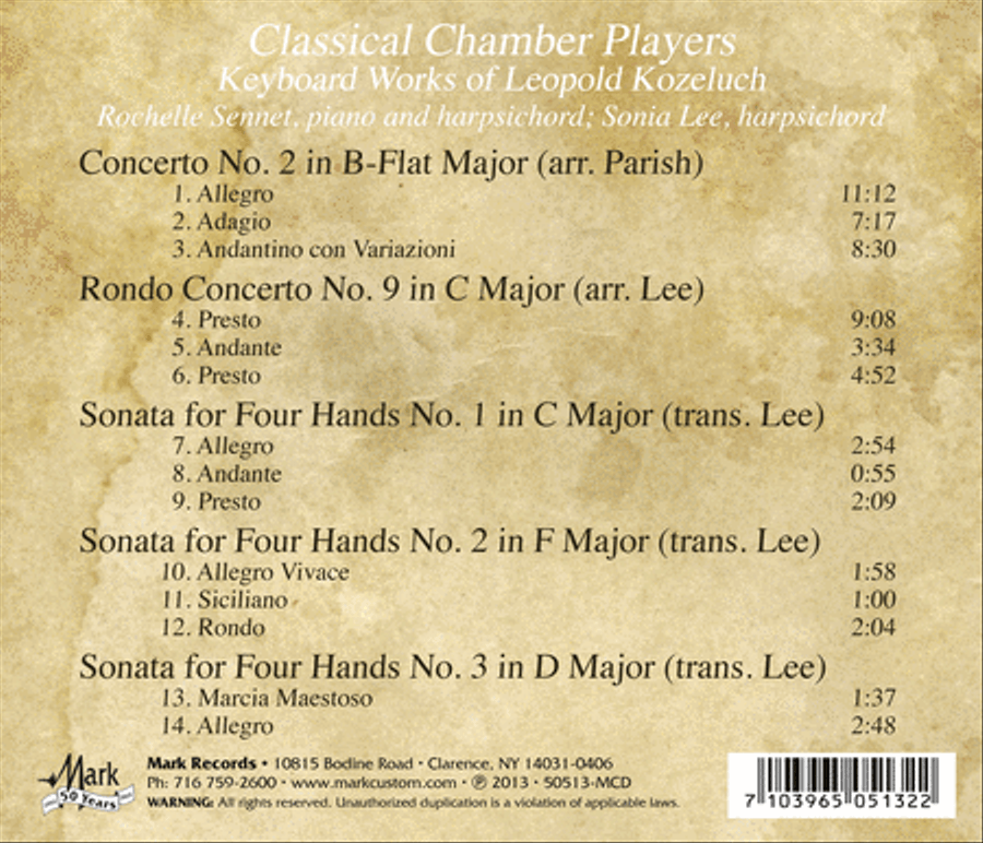Keyboard Works of Leopold Kozeluch Piano scores gallery preview page 2