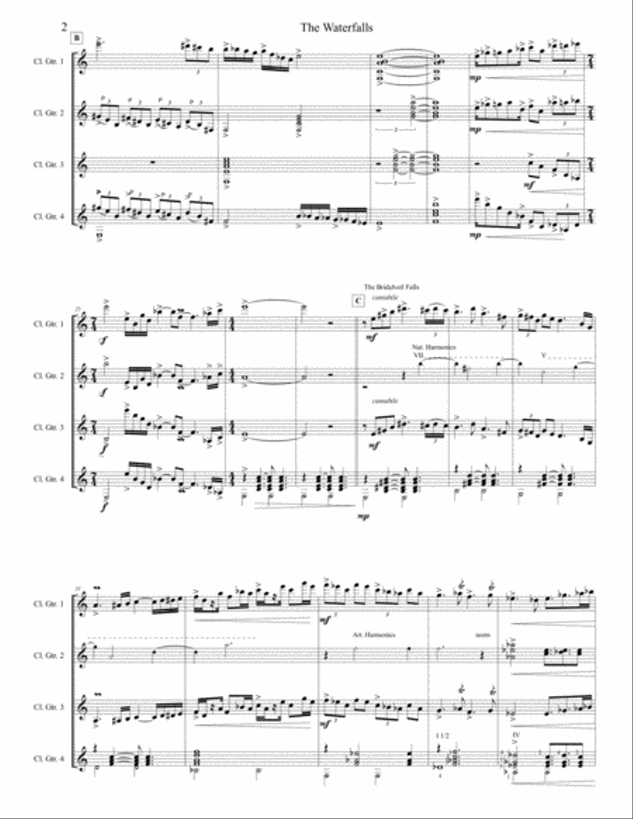 The Waterfalls Small Ensemble scores gallery preview page 2