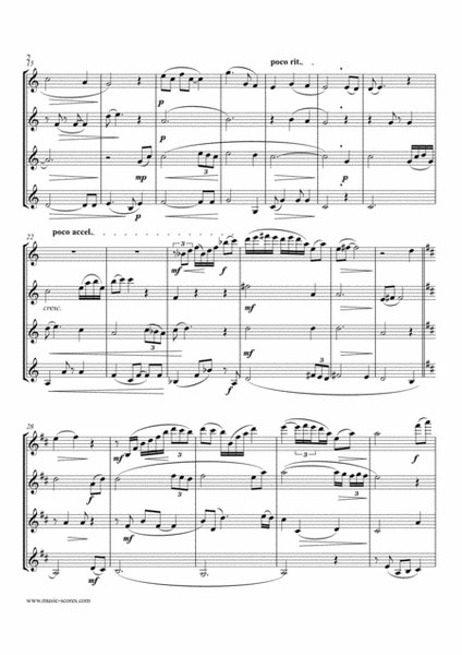 Amazing Grace - Violin Quartet - Higher Intermediate image number null