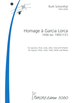 Book cover for Homage a Garcia Lorca