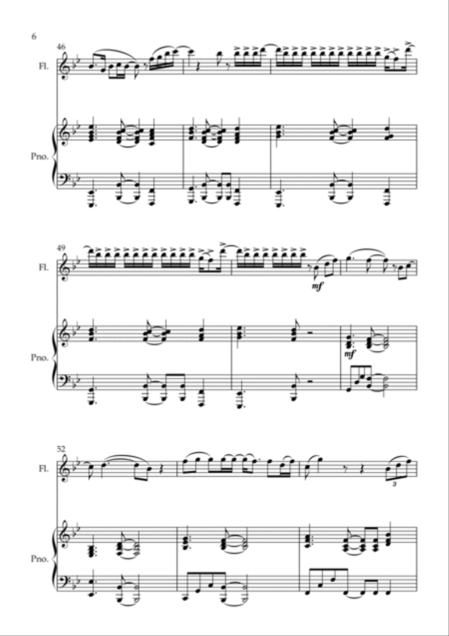 See You Again Flute Solo scores gallery preview page 6