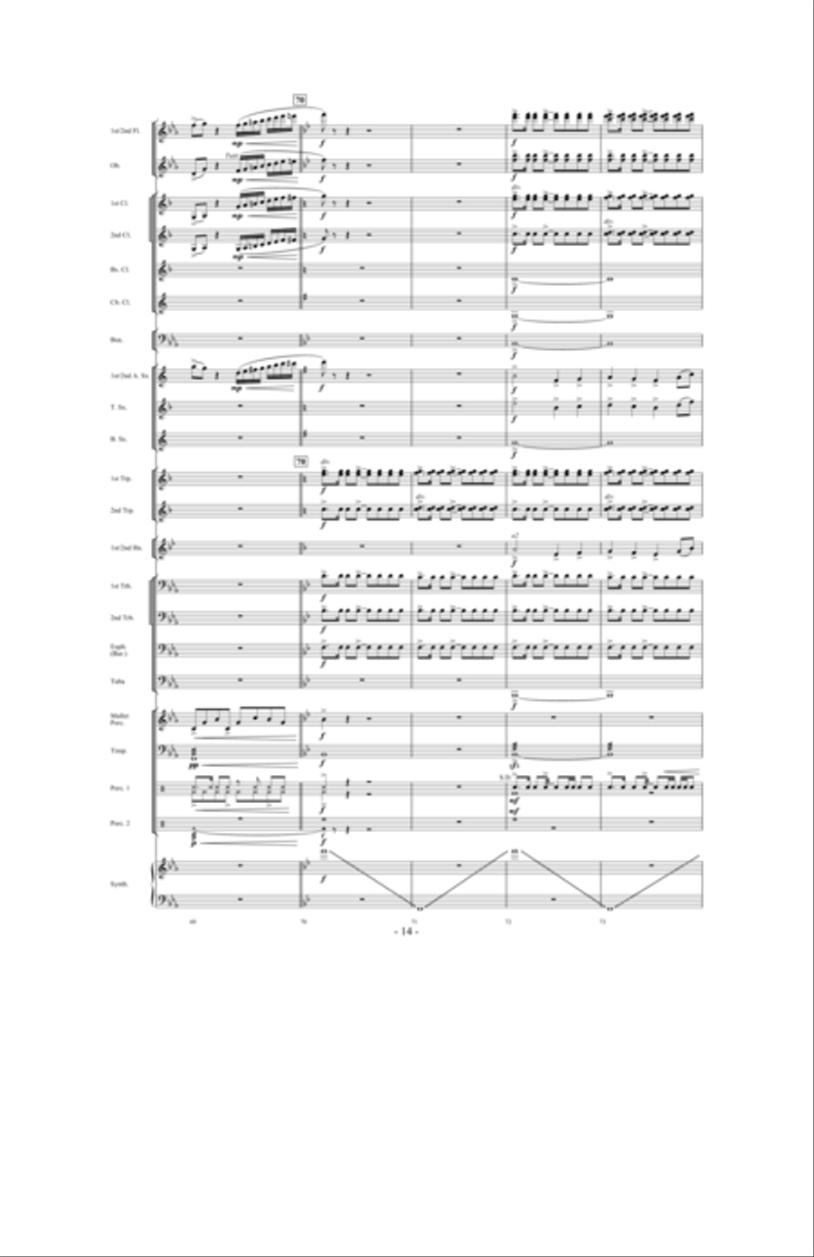 Earhart Earhart Concert Band scores gallery preview page 13