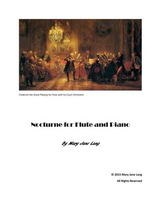Book cover for Nocturne for Flute and Piano