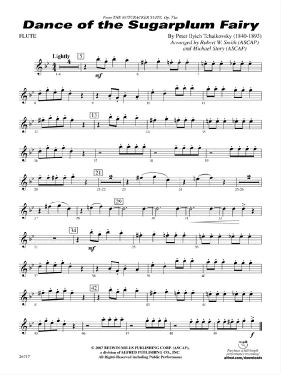 Dance of the sugar plum fairy flute discount