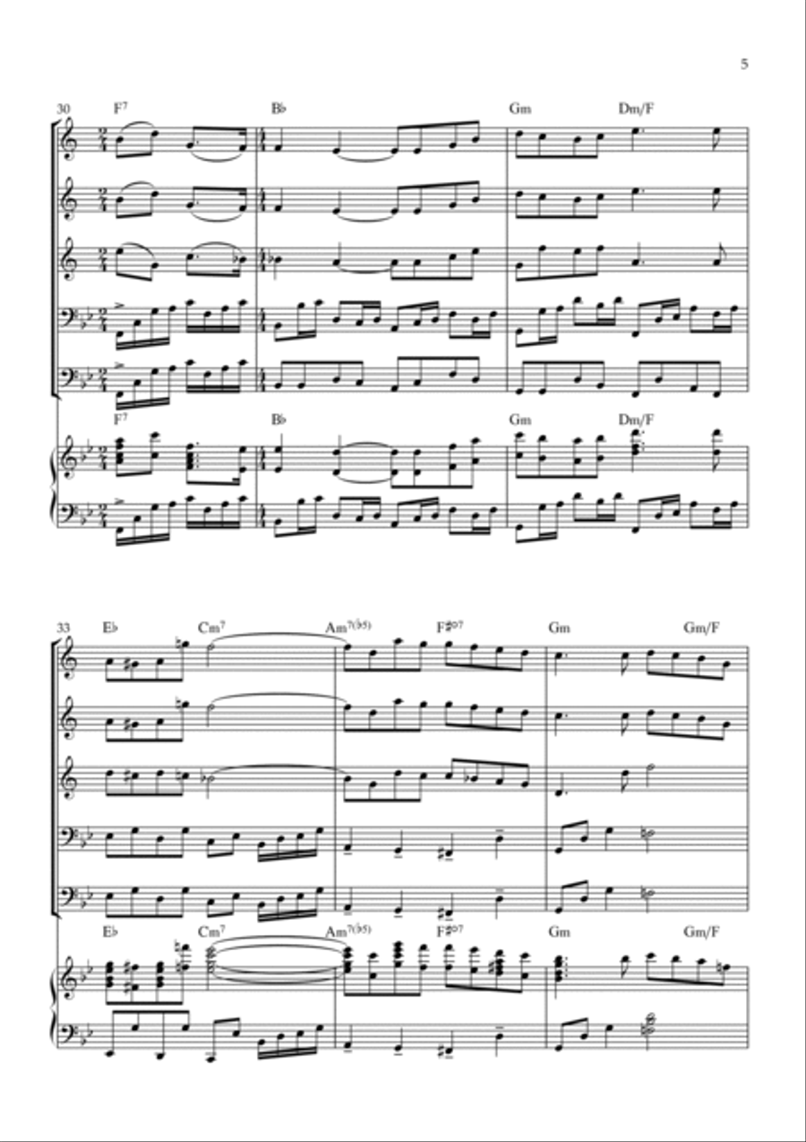 Love Theme (tema D'amore) Horn scores gallery preview page 5