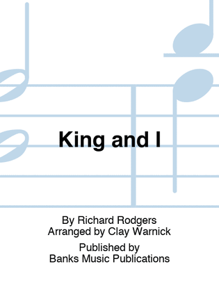 Book cover for King and I