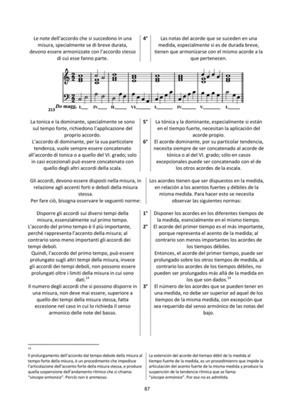 Harmony and Composition (Italian / Spanish) - Chapters 8 to 12 of 25